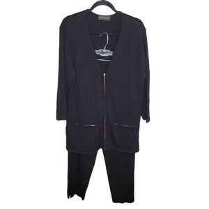 Classiques Entier Vintage Wool knit Pants & Cardigan Set Size Small